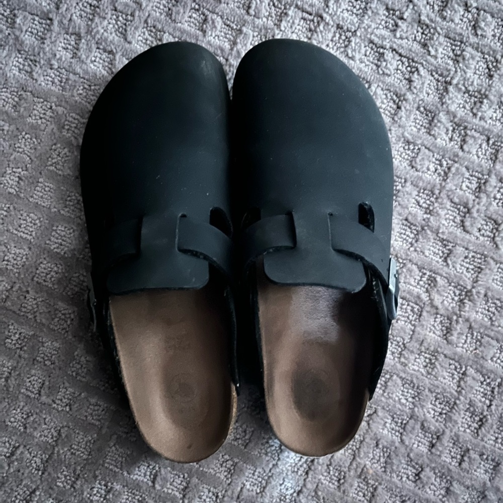 Birkenstock Boston clog vegan leather sz 8